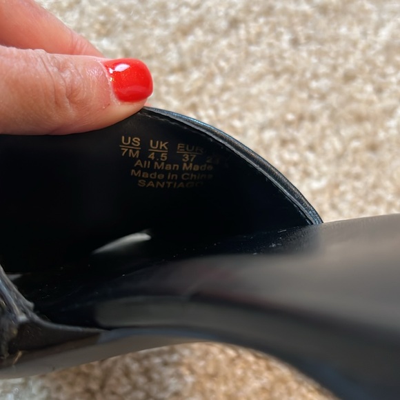 Naturalizer Santiago black buckle rhinestone slide slip on sandal shoe size 7 - Picture 7 of 7